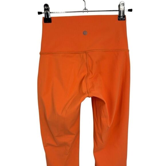 Lululemon Wunder Under High-Rise Tight 28" Leggings Orange Soda Size 2 - Picture 8 of 9
